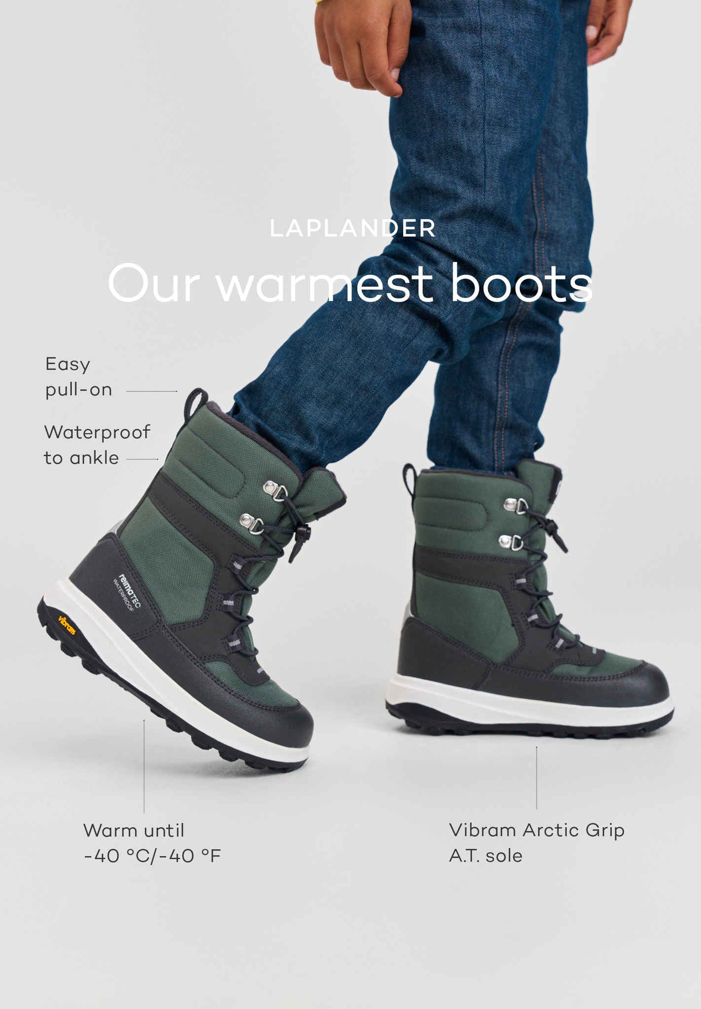 Kids' waterproof Winter boots Laplander 2.0 Winter