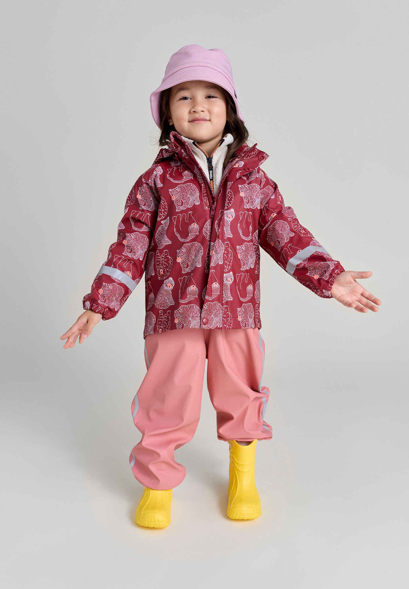 Kids lightweight rain boots Amfibi Rainwear