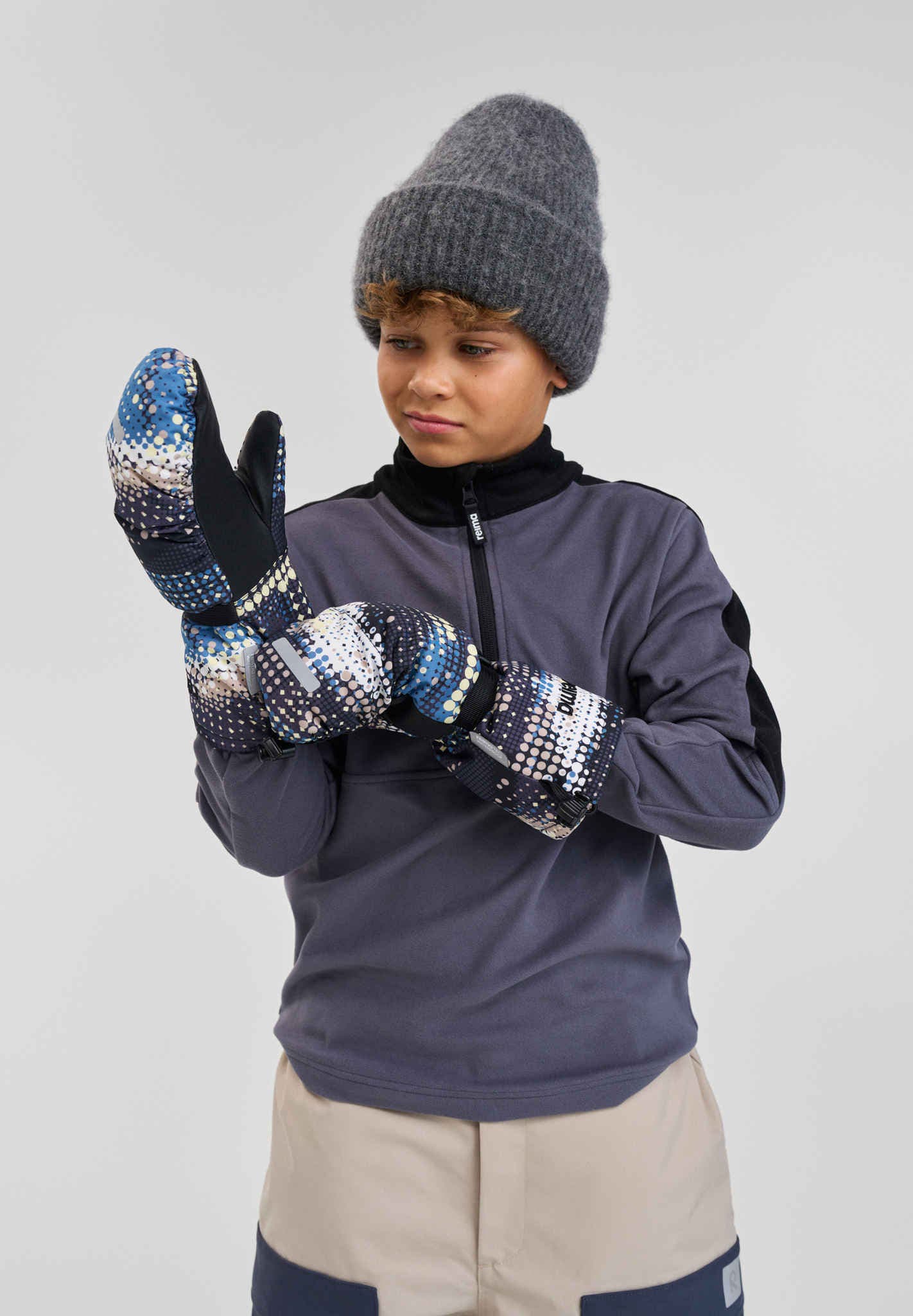Kids' waterproof ski mittens Vanukko Accessories