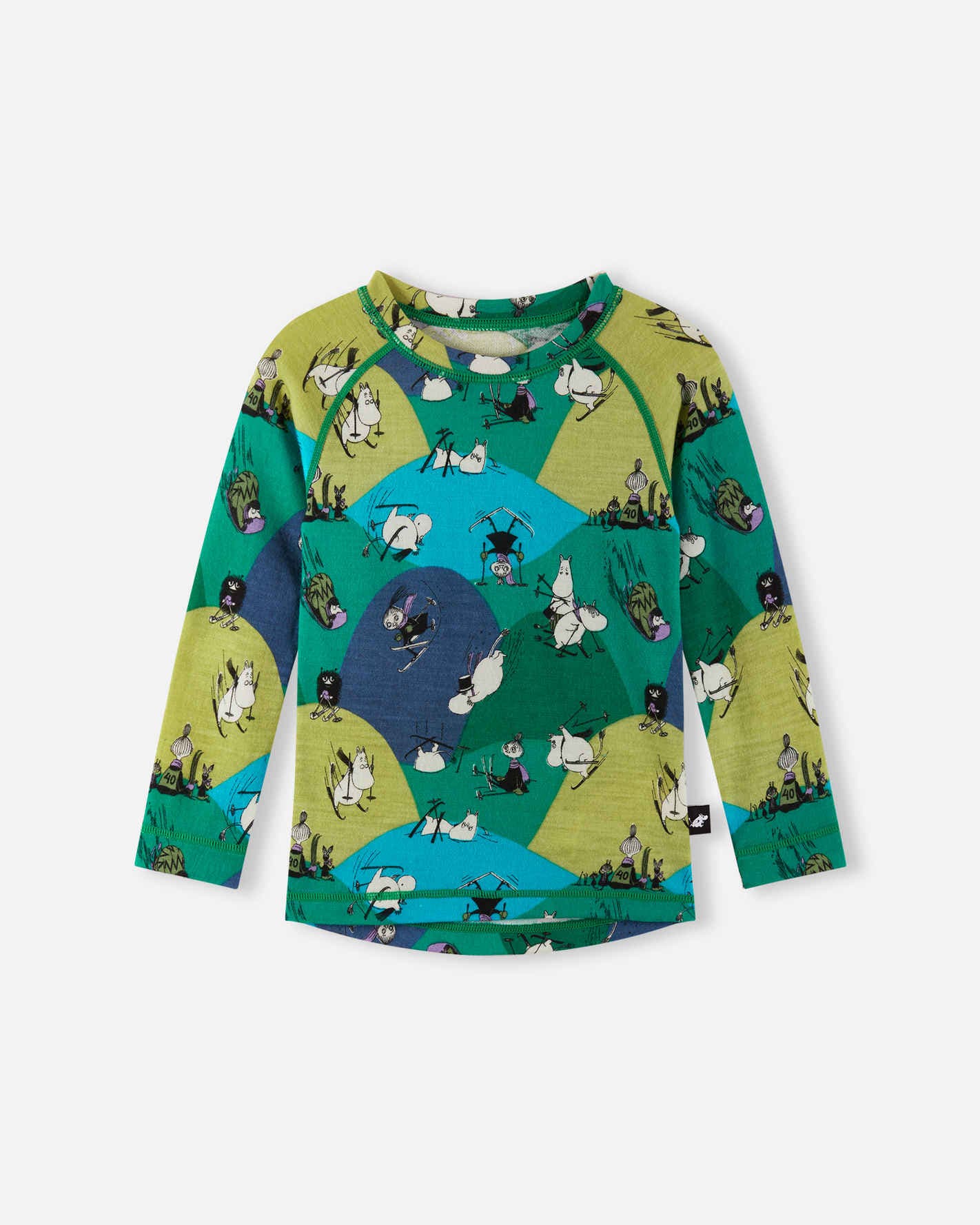 Toddlers' wool mix base-layer set Moomin Trivsam Winter