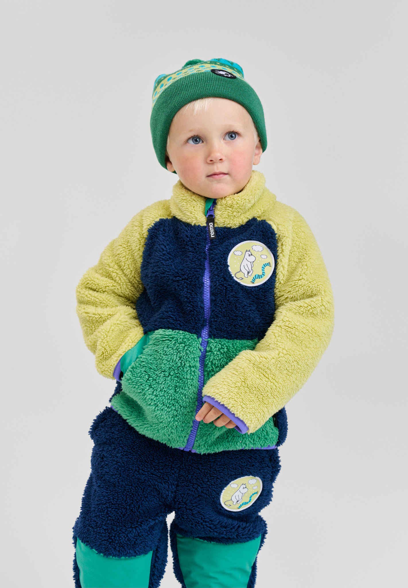 Toddlers' fleece jacket Moomin Kramgo Winter