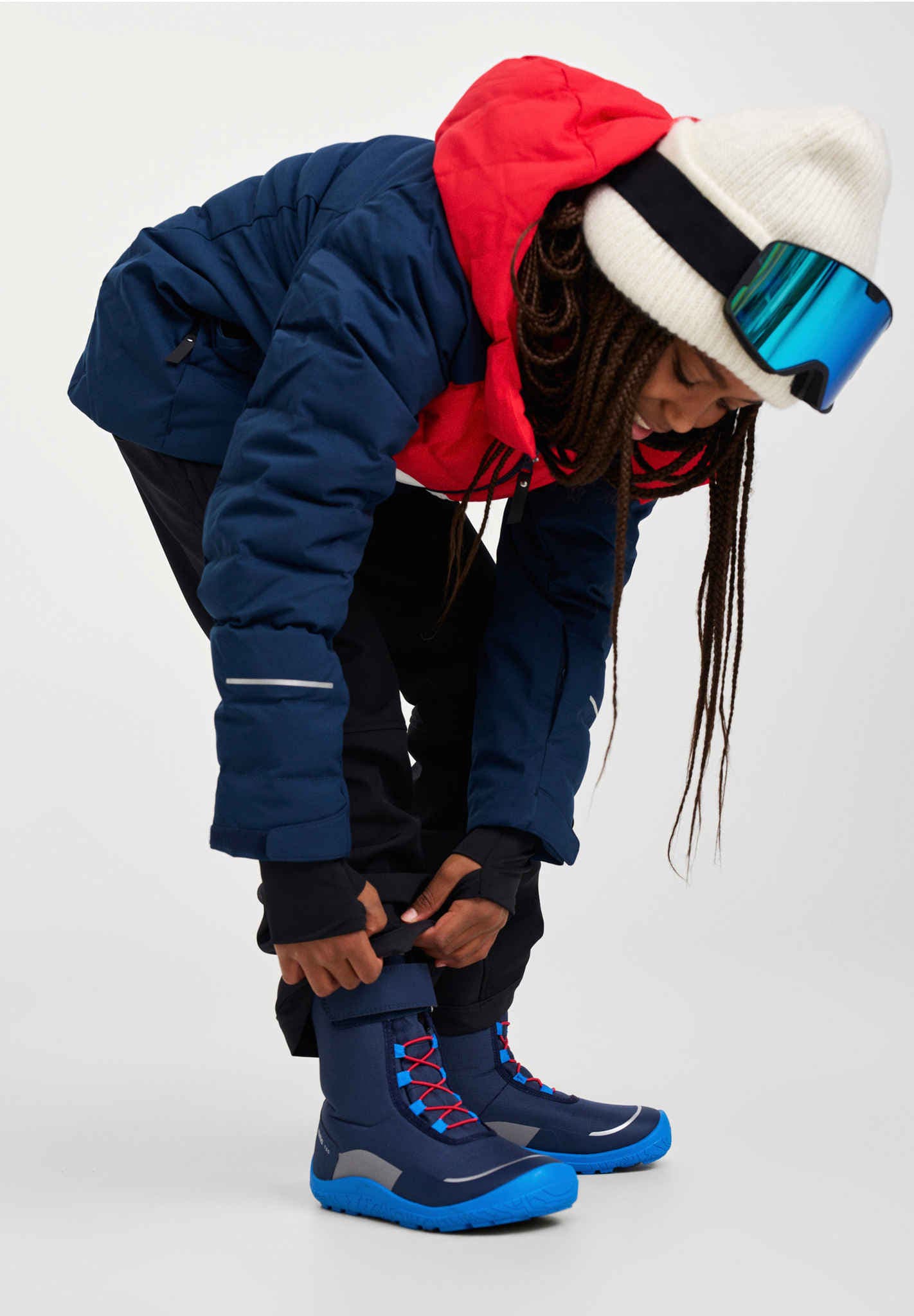 Kinder-Barfuß-Winterstiefel Talvella Junior Winter 