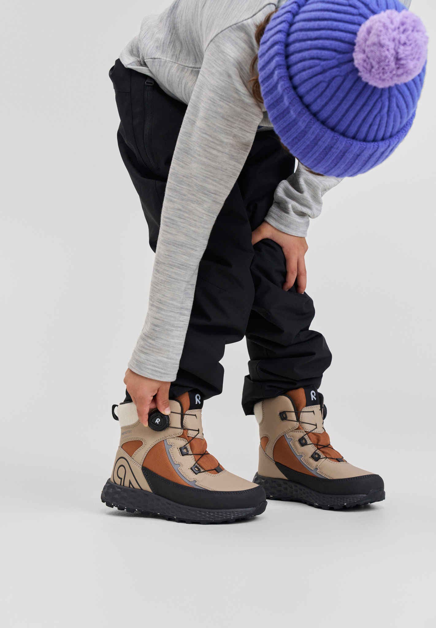 Kids' waterproof Winter shoes Hallava Quicklock Winter