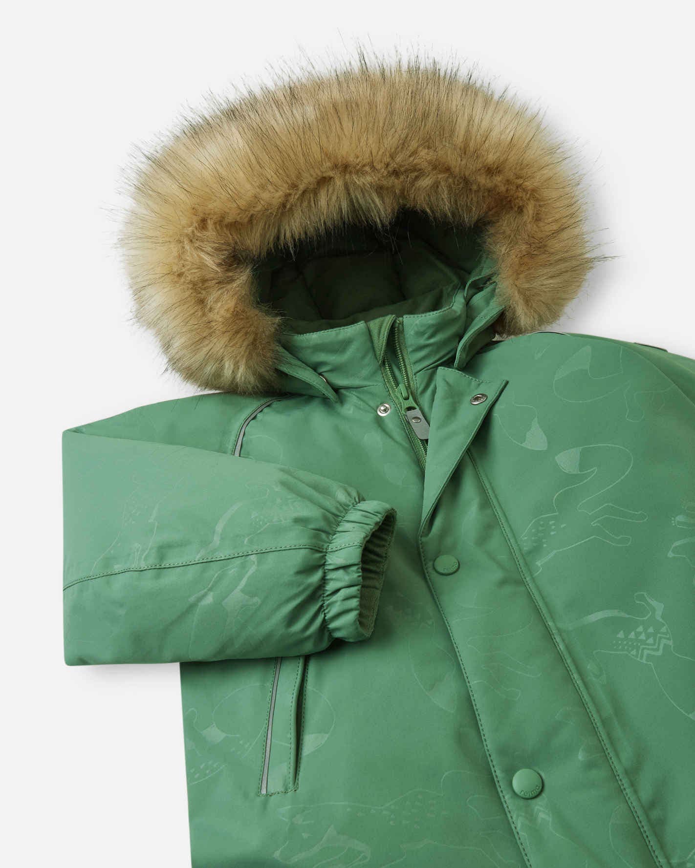 Toddlers' waterproof down snowsuit Aapua Outerwear